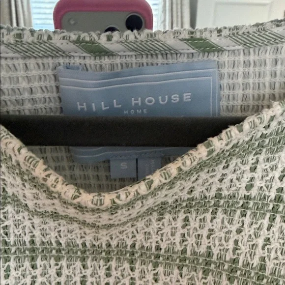 Hill House Cosmina Mint Green and White Striped Sleeveless Maxi Dress - Picture 4 of 6